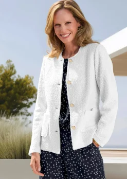 Edler Blazer in Bouclé-Optik