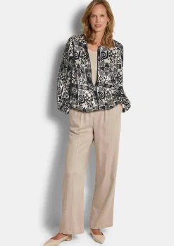 Edler Blouson aus Viskose-Satin