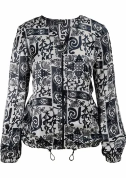 Edler Blouson aus Viskose-Satin