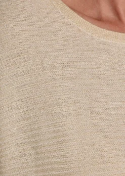 Edler Strickpullover mit Glanzgarn