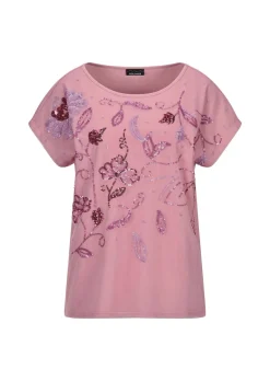 Edles Mesh-Shirt mit Pailletten