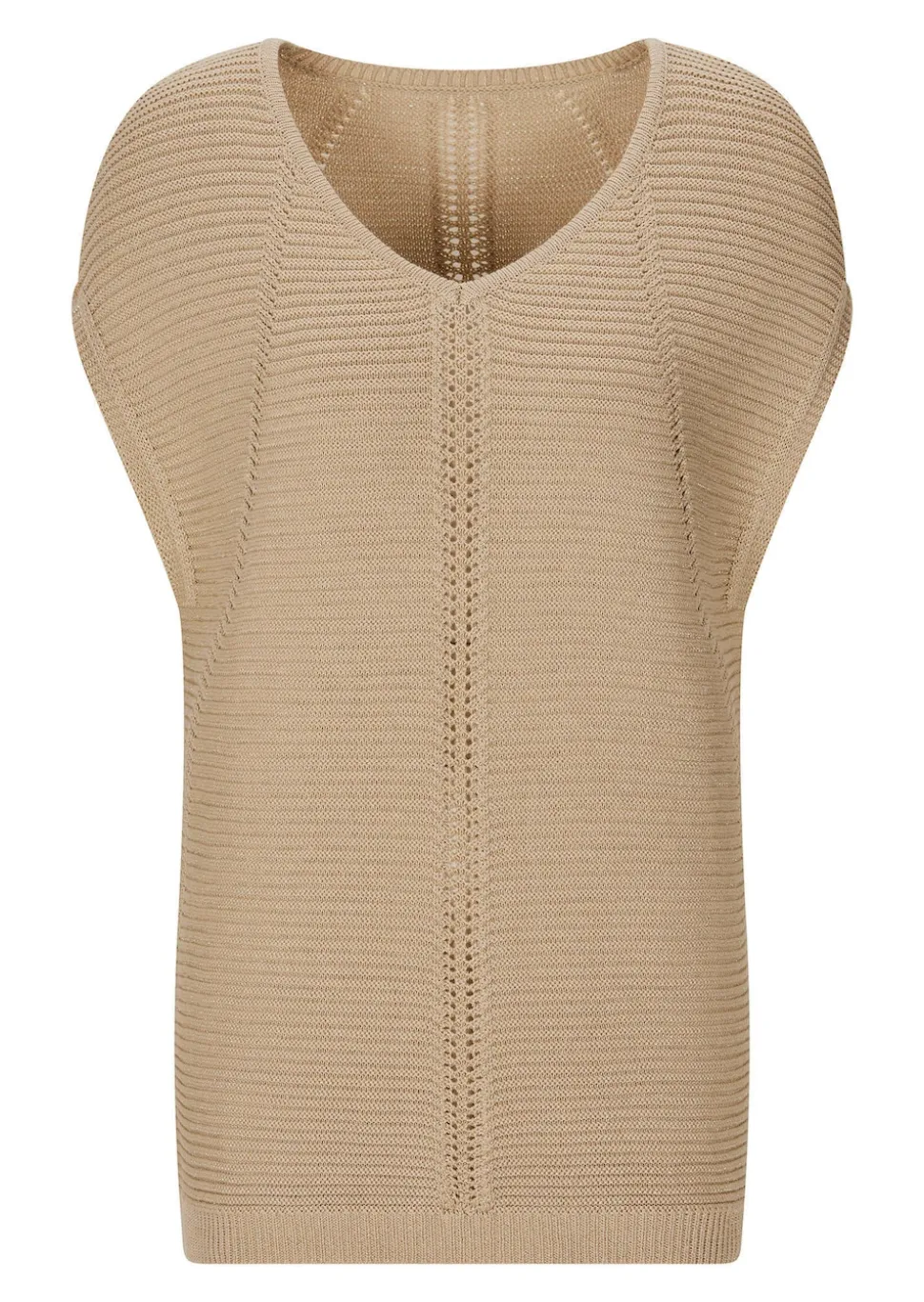 Edles Stricktop mit dezentem Glanz
