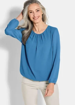 Elegante Bluse aus Chiffon