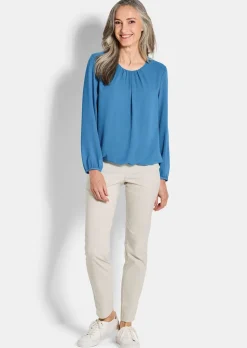 Elegante Bluse aus Chiffon