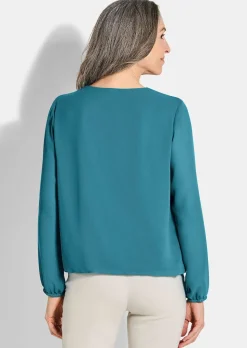 Elegante Bluse aus Chiffon