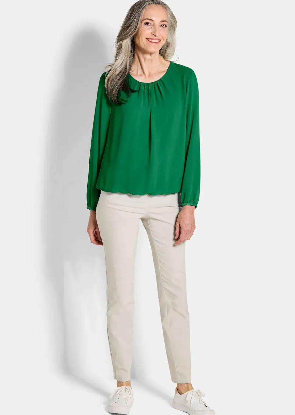 Elegante Bluse aus Chiffon