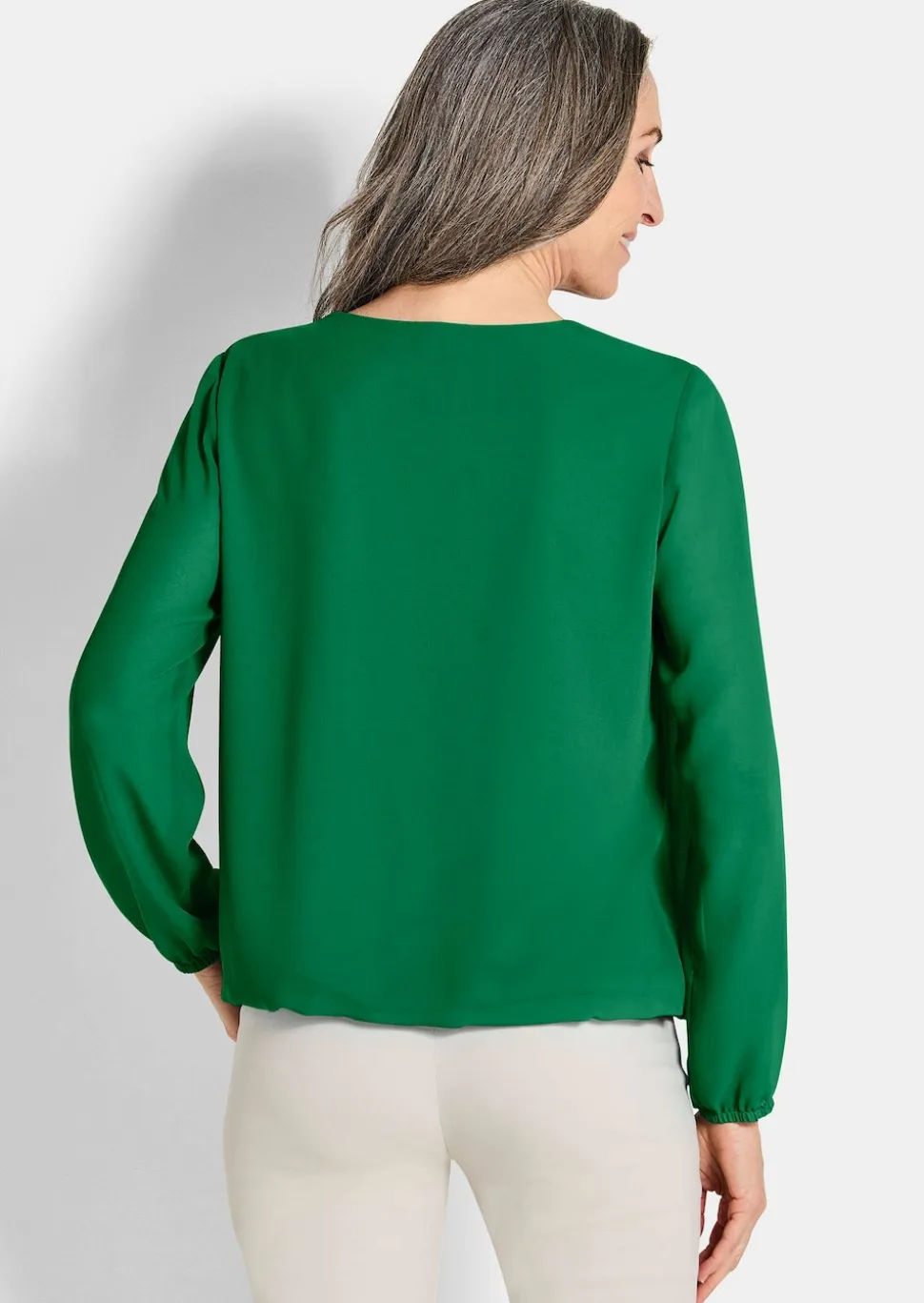 Elegante Bluse aus Chiffon