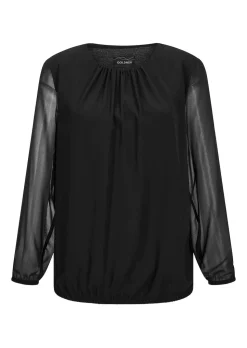 Elegante Bluse aus Chiffon