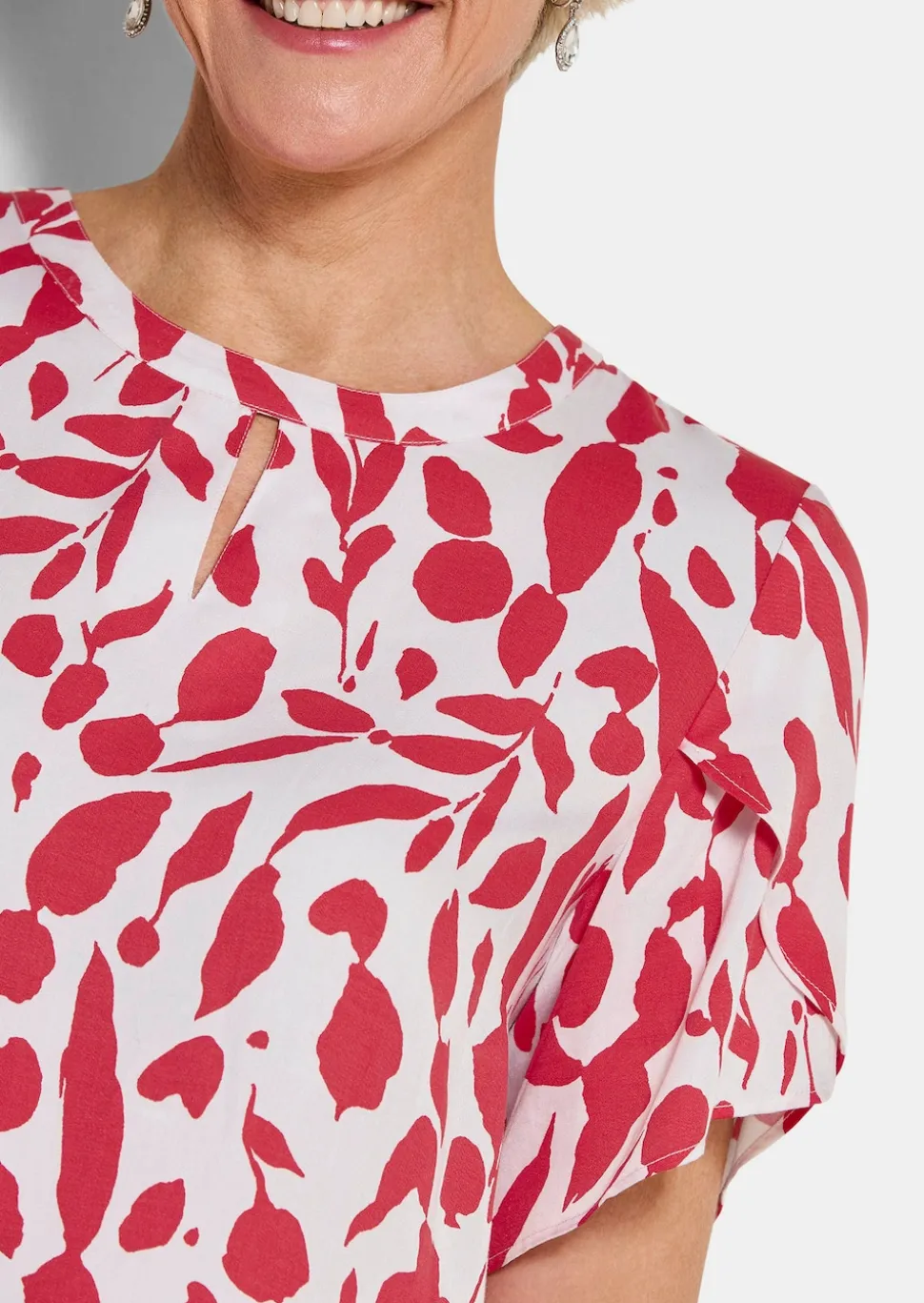 Elegante Bluse mit Tulpenärmeln