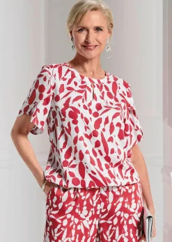 Elegante Bluse mit Tulpenärmeln