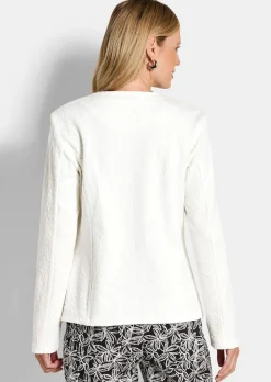 Elegante Jerseyjacke aus Baumwolle