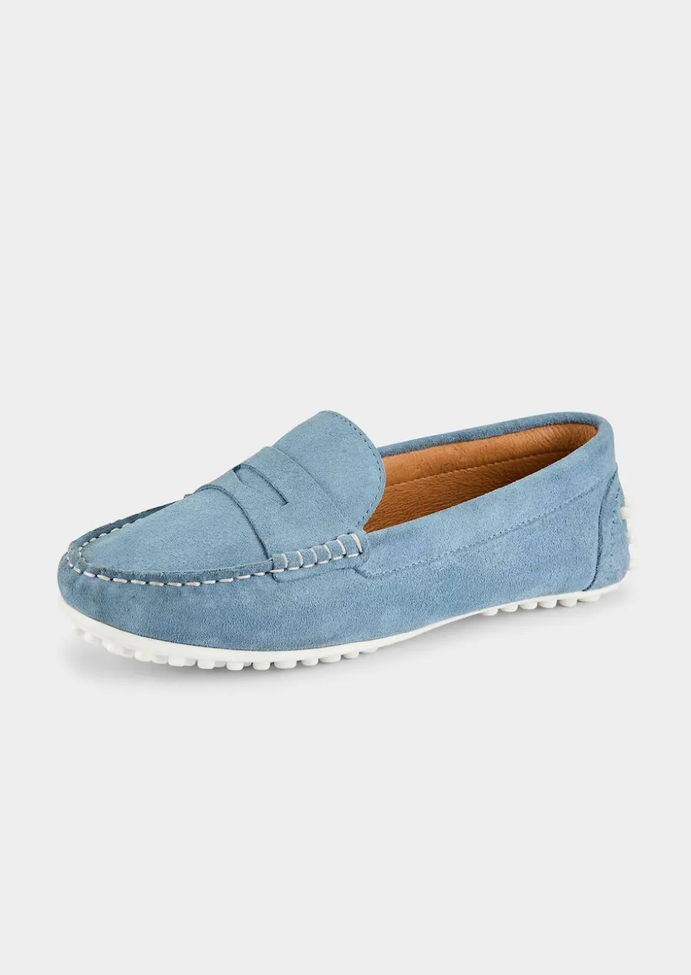 Elegante Mokassins aus echtem Leder
