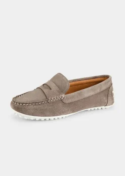Elegante Mokassins aus echtem Leder