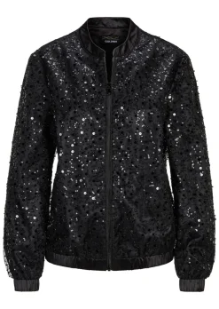 Eleganter Blouson mit Perlen und Pailletten