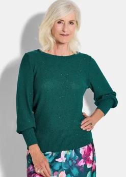 Eleganter Pullover mit Pailletten