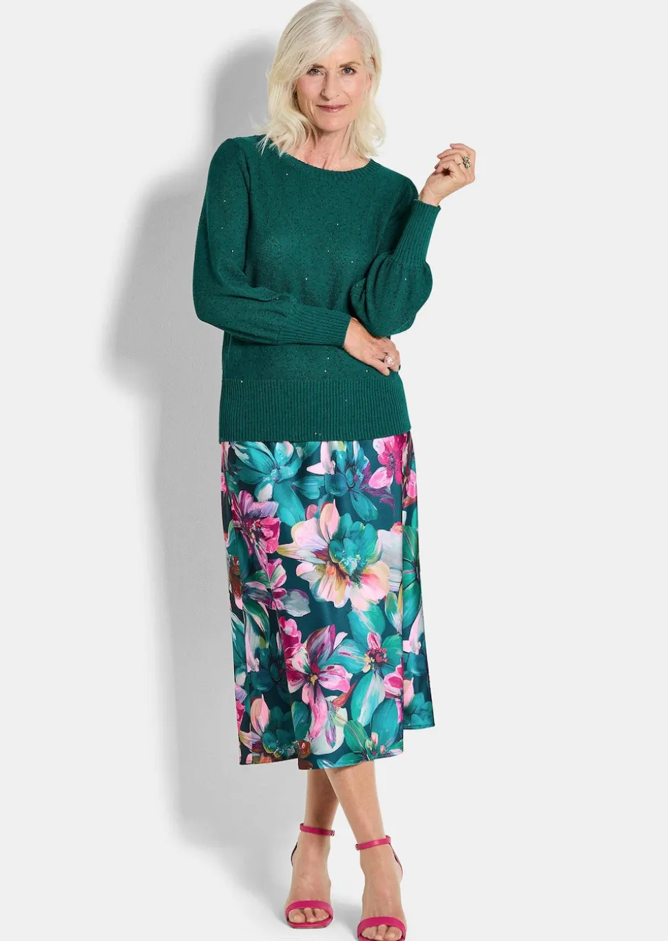 Eleganter Pullover mit Pailletten