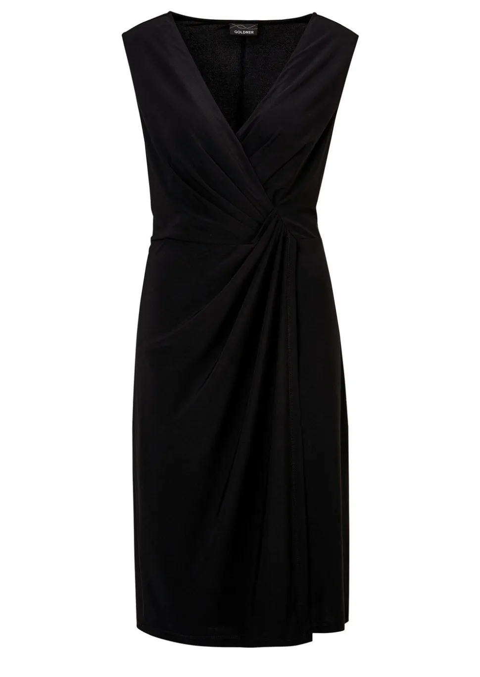 Elegantes Wickelkleid in Slinky-Qualität