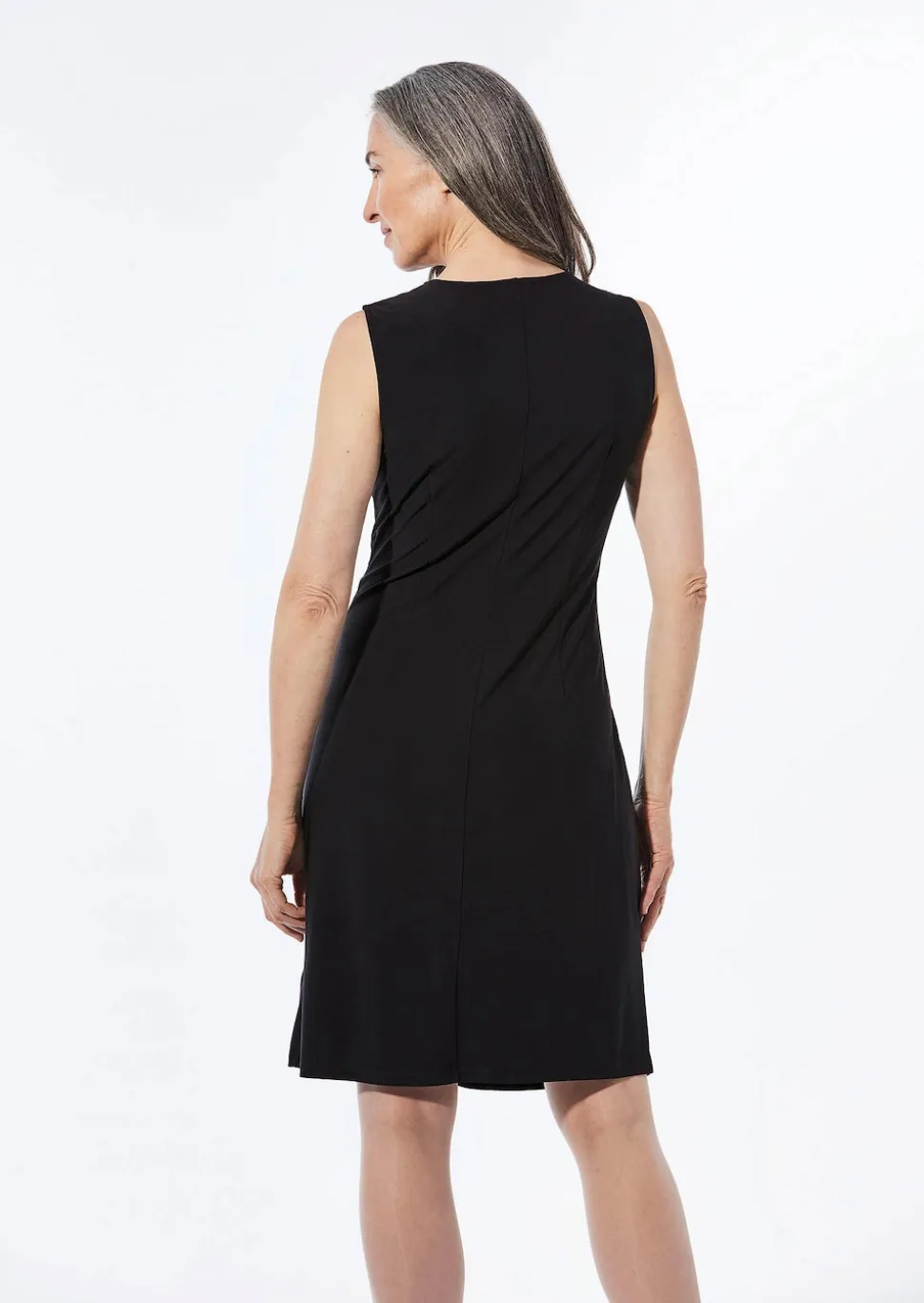 Elegantes Wickelkleid in Slinky-Qualität