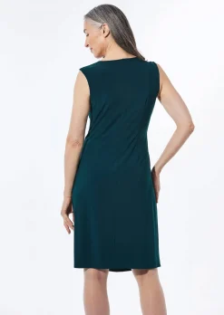 Elegantes Wickelkleid in Slinky-Qualität