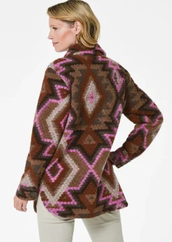 Ethno Hemdjacke mit Wollanteil