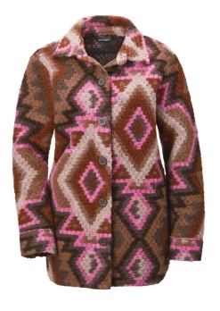 Ethno Hemdjacke mit Wollanteil