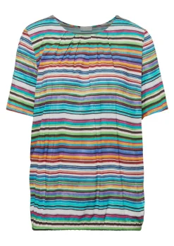 Farbbrillante Druckbluse mit liebevollen Details