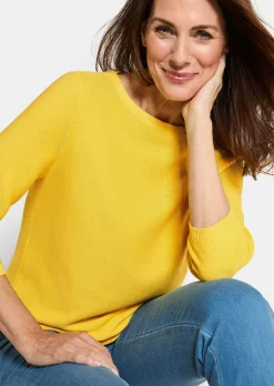 Feinstrick-Pullover aus reiner Baumwolle