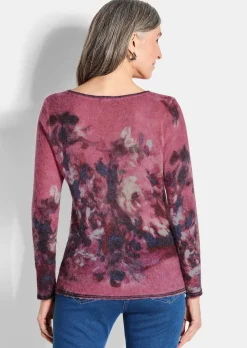 Feinstrick-Pullover mit Alpaka-Wolle