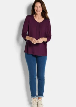 Feminines Shirt aus Viskose-Jersey
