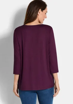 Feminines Shirt aus Viskose-Jersey