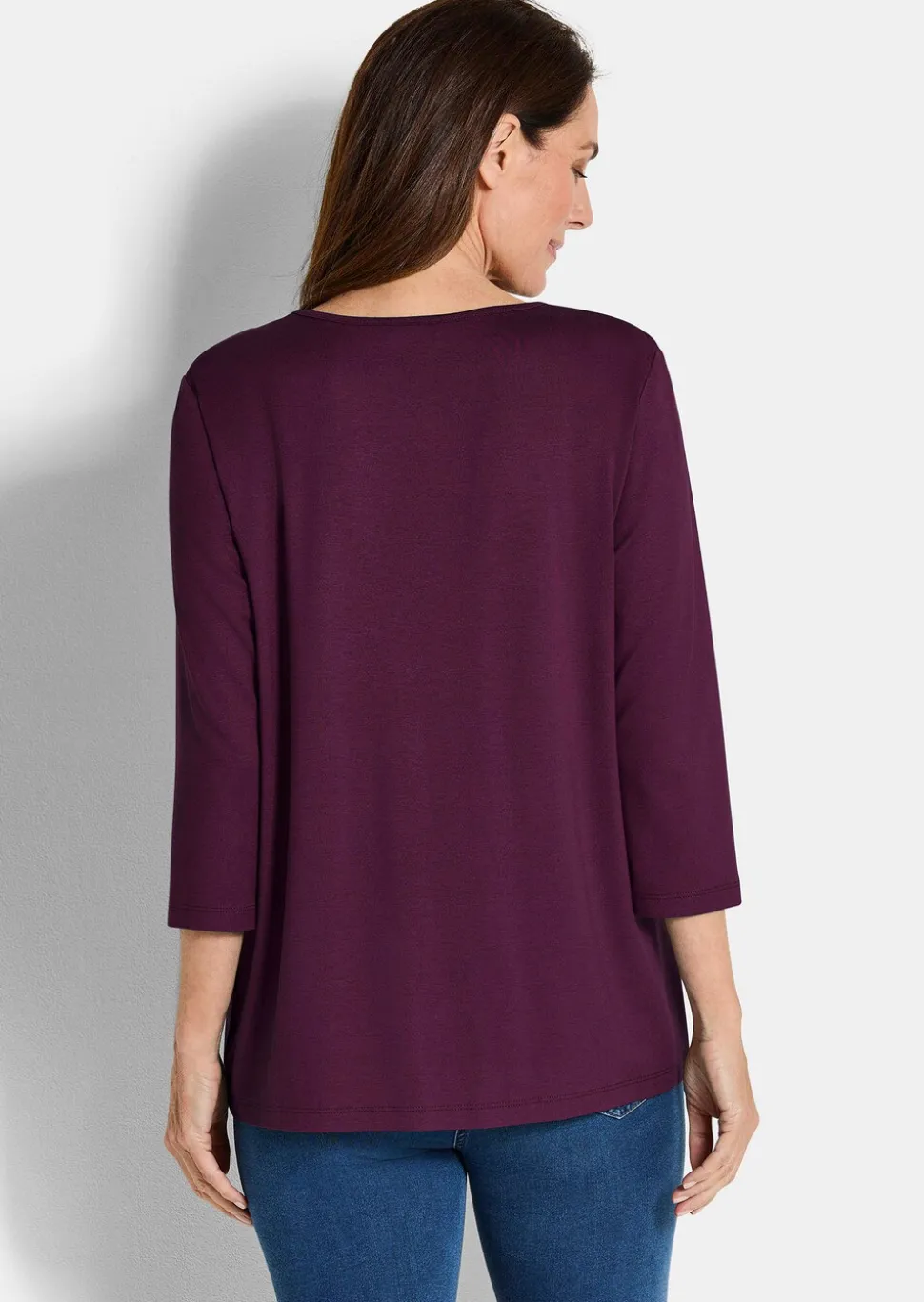 Feminines Shirt aus Viskose-Jersey