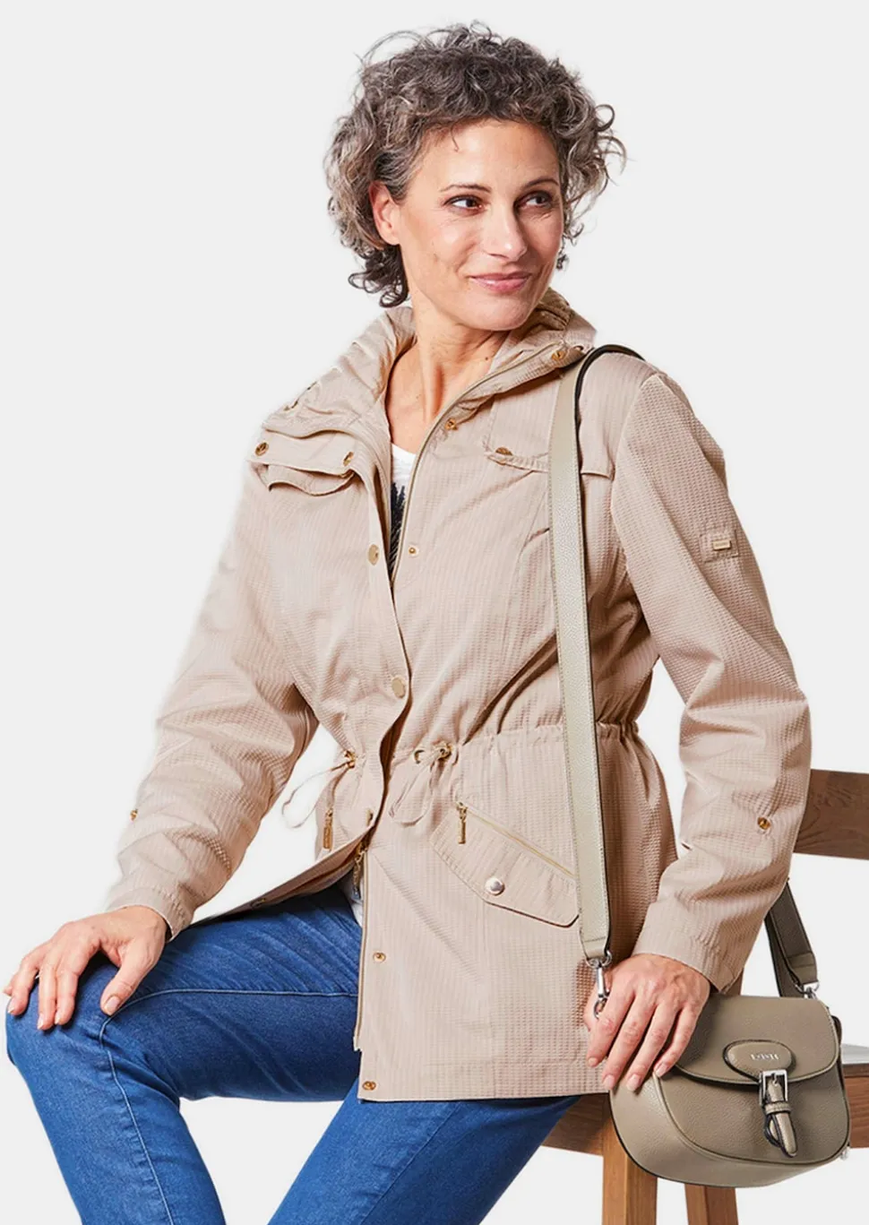 Feminine Strukturjacke