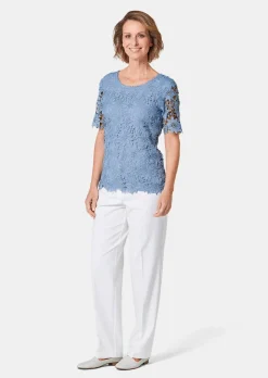 Festliche Bluse aus edler Spitze