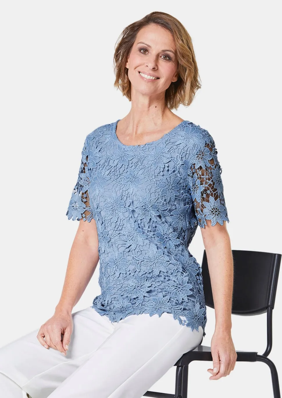 Festliche Bluse aus edler Spitze