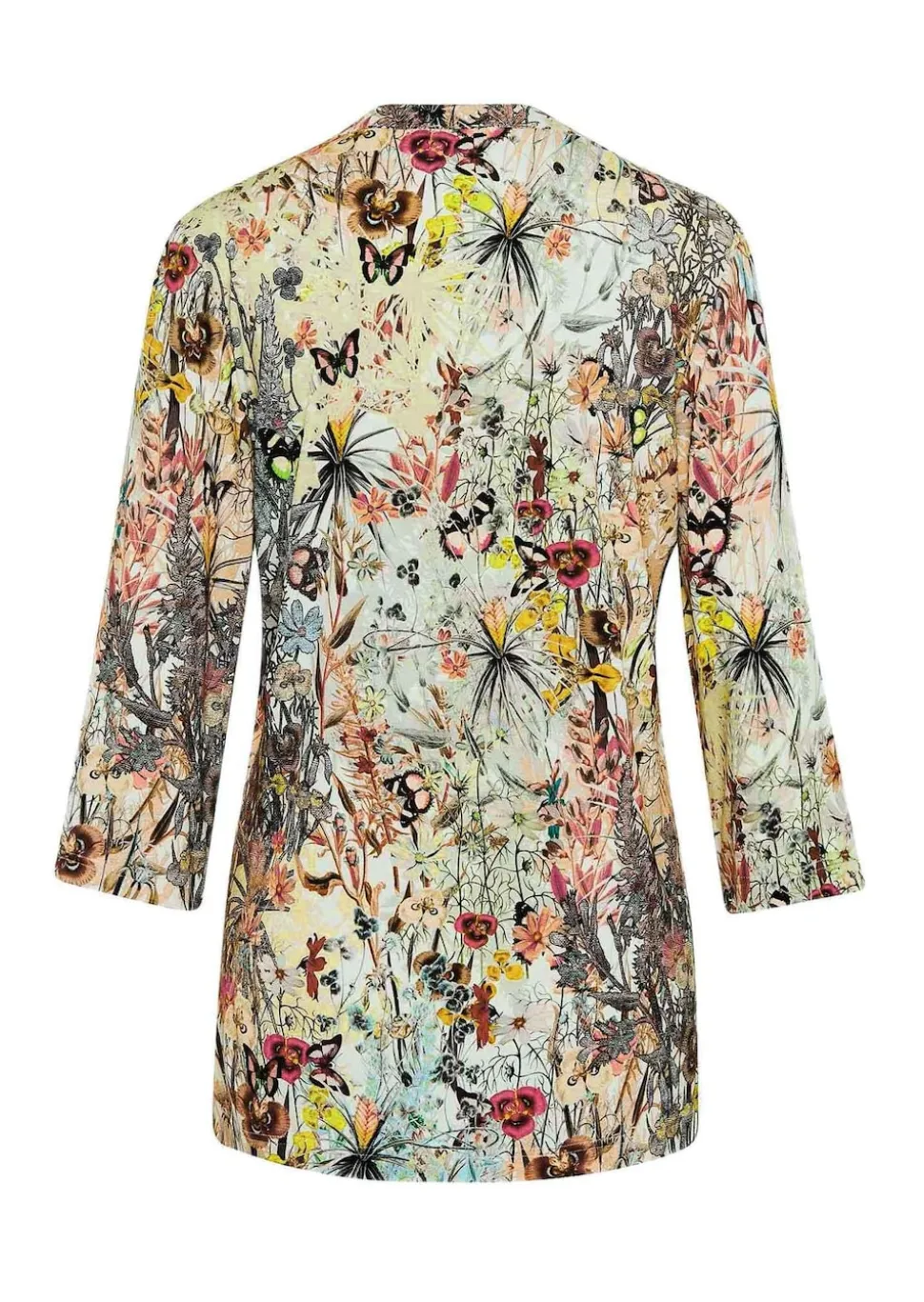 Figurschmeichelndes Drucktunika-Shirt