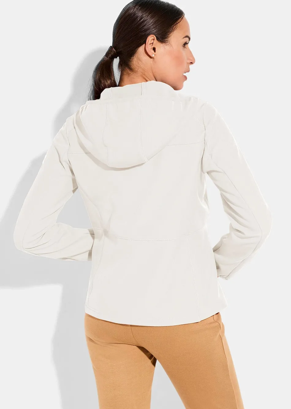 Flauschige Softshell-Jacke