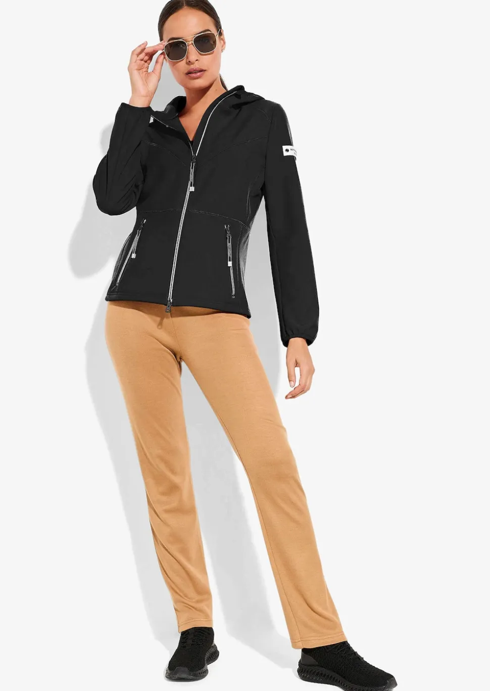 Flauschige Softshell-Jacke