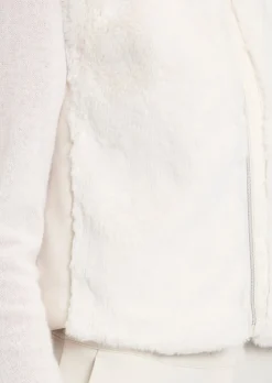 Flauschige Weste aus Fake Fur