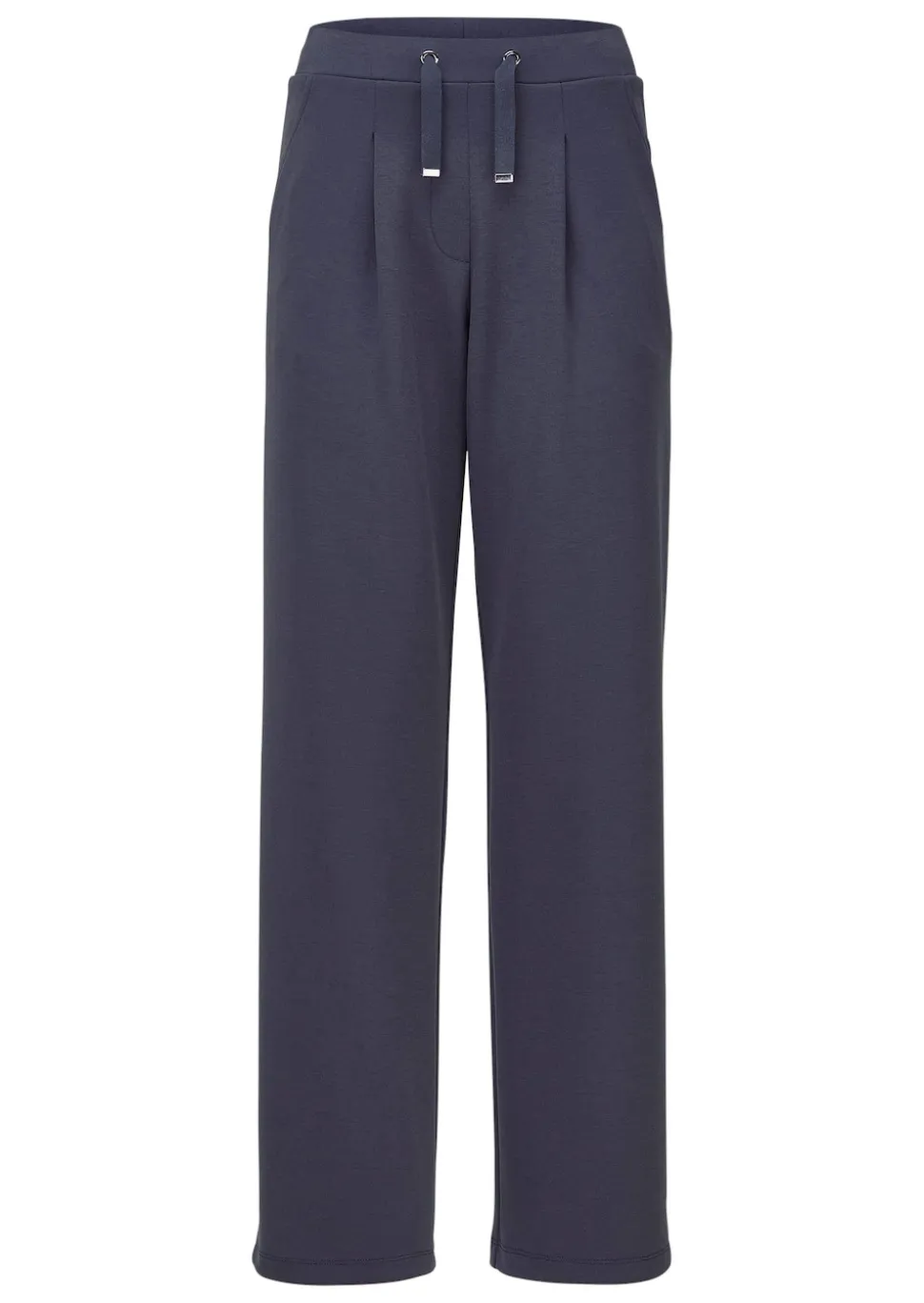 Freizeithose aus dichtem Viskose-Jersey