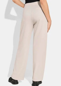 Freizeithose aus dichtem Viskose-Jersey
