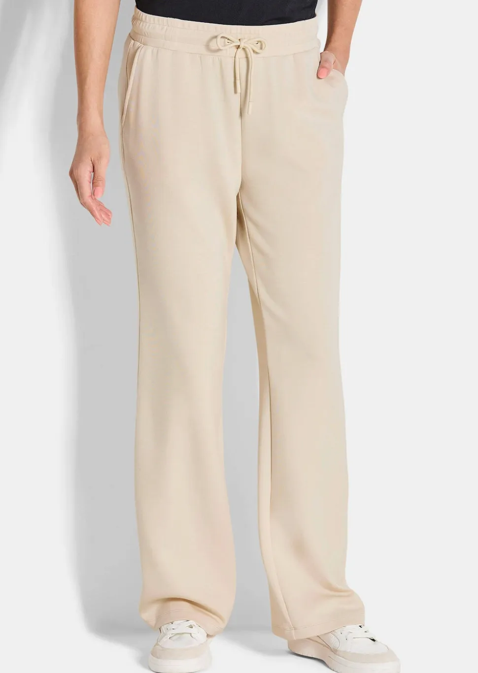 Freizeithose aus weichem Viskose-Jersey