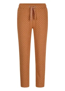 Freizeithose mit Glanz-Details