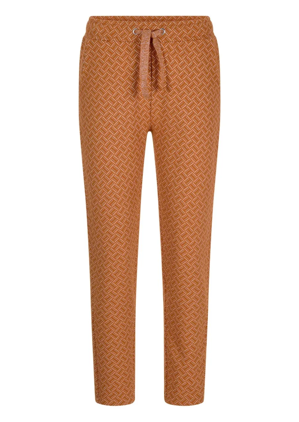 Freizeithose mit Glanz-Details