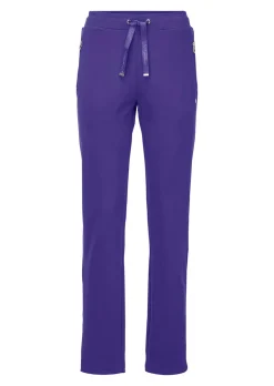 Freizeithose mit Glanzstreifen