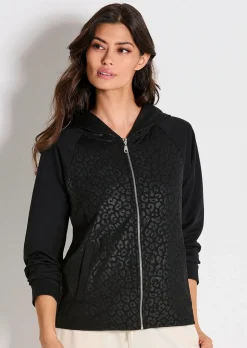 Freizeitjacke mit Animal Print