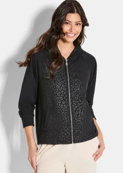 Freizeitjacke mit Animal Print