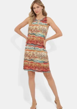 Freizeitkleid mit Fantasie-Print