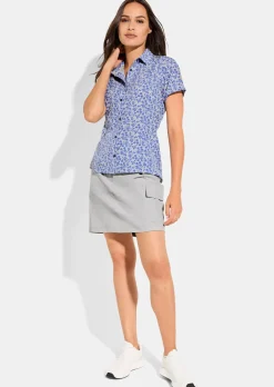 Funktionsbluse mit verlängertem Rücken
