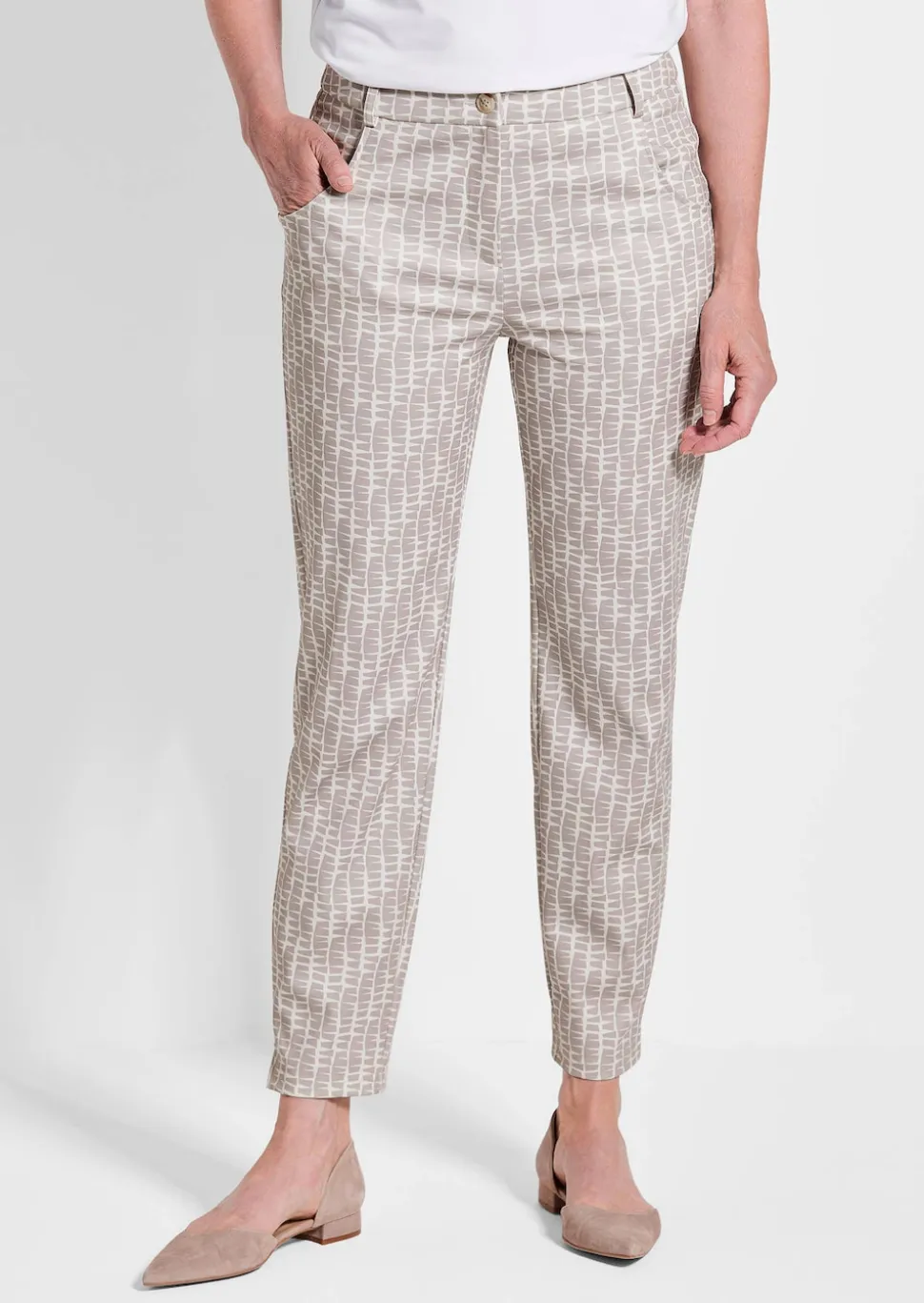 Gemusterte Jersey-Hose BELLA