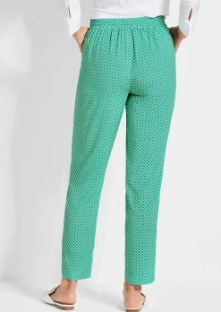 Gemusterte Schlupfhose SARA mit Minimalprint